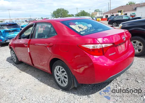2017 Toyota Corolla Le from USA, damaged, VIN 2T1BURHE2HC893274